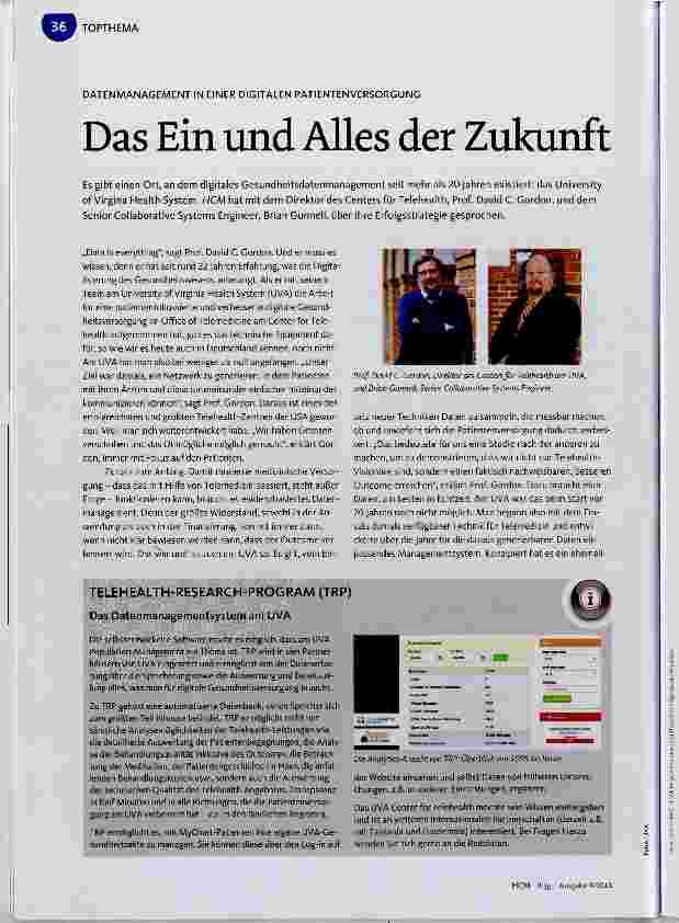 Vorschauseite 1: Das Ein und Alles der Zukunft
