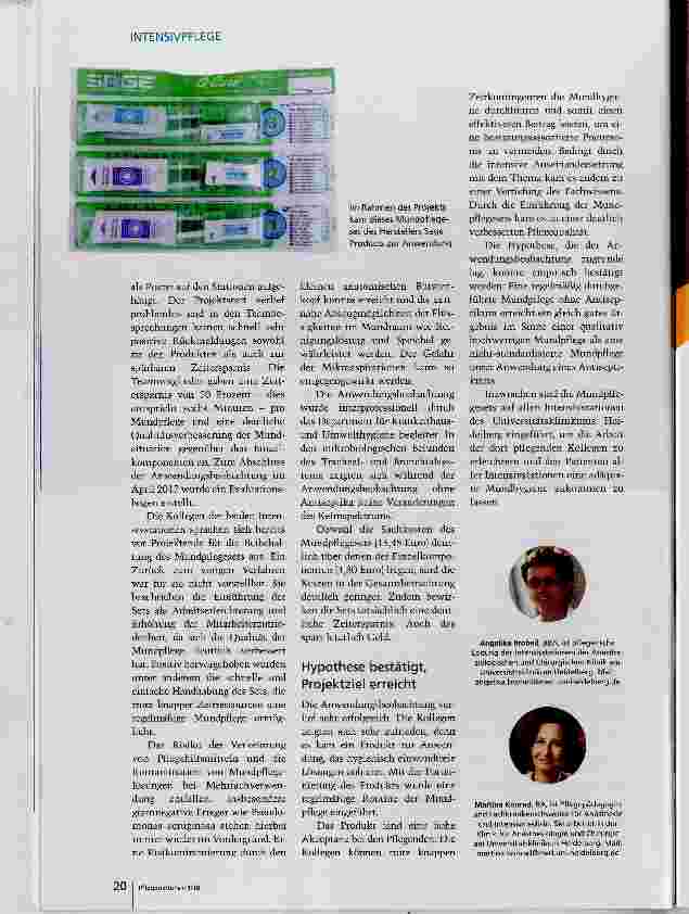 Vorschauseite 3: Mundpflege optimal in Stationsalltag integrieren