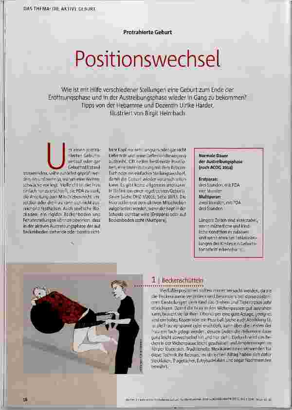 Vorschauseite 1: Positionswechsel