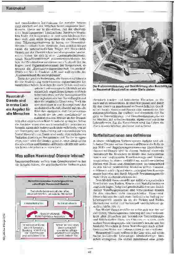 Vorschauseite 3: Im Zentrum des Geschehens Hausnotrufdienste in Nordrhein-Westfalen