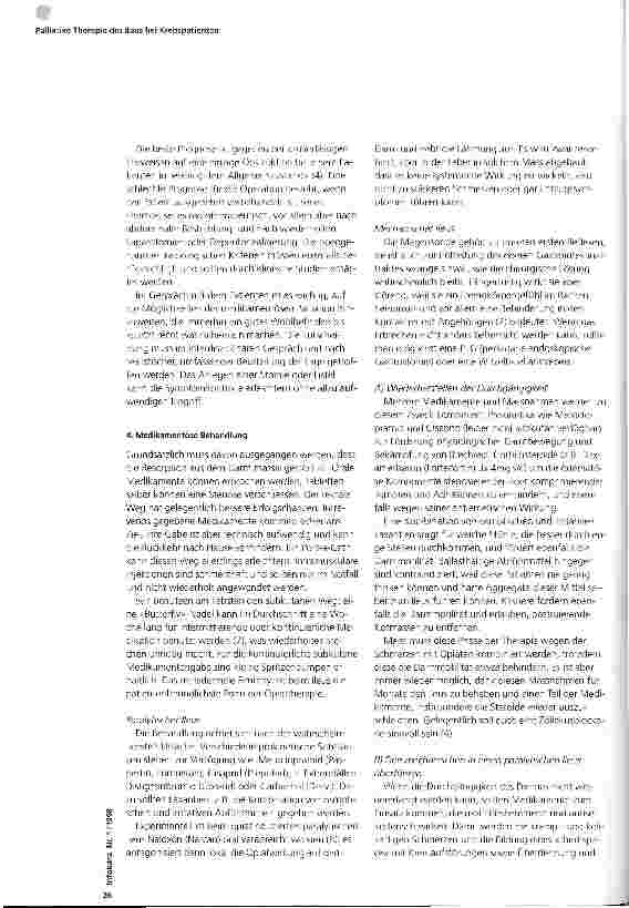Vorschauseite 3: Palliative Therapie des Ileus bei Krebspatienten