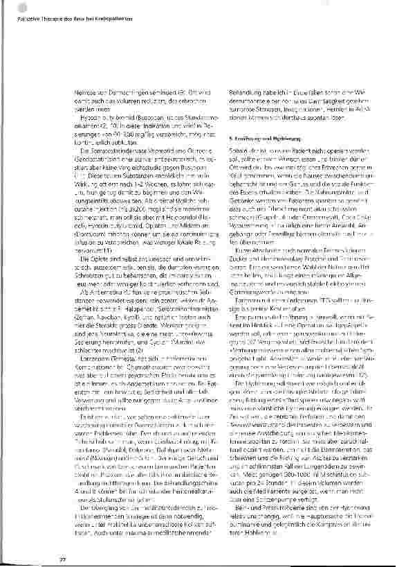 Vorschauseite 4: Palliative Therapie des Ileus bei Krebspatienten