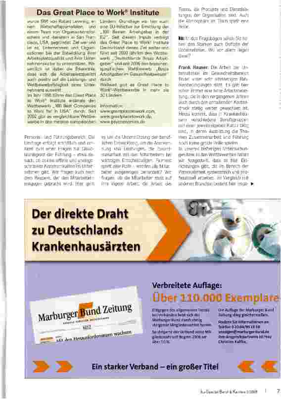 Vorschauseite 2: Der erste Blick auf die Mitarbeiter