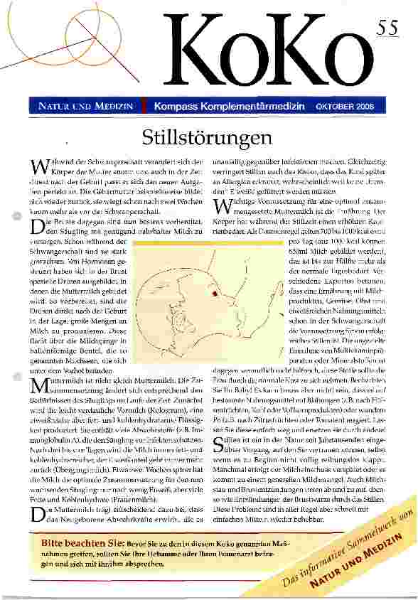 Vorschauseite 1: Stillstörungen