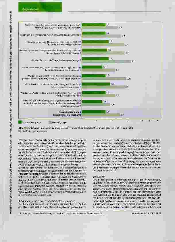 Vorschauseite 5: Blanko-Verordnung: Konzept und Ergebnisse des ersten Modellversuchs in der Physiotherapie
