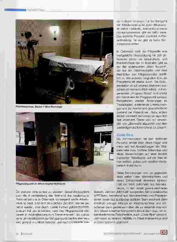 Vorschauseite 2: Wahl Praktikum im Alfred Hospital Melbourne, Australien