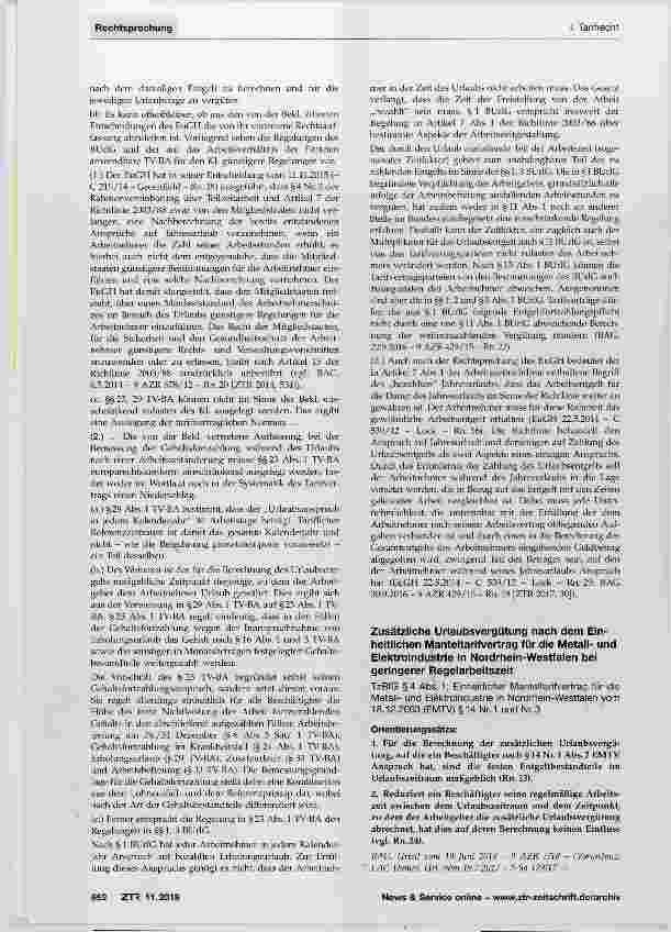 Vorschauseite 3: Urlaubsentgelt bei Wechsel von Teilzeitzu Vollzeitbeschäftigung im laufenden Kalenderjahr