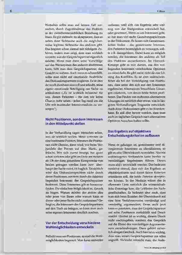 Vorschauseite 2: Kommunizieren ohne Hierarchien sachbezogene Diskussionen im medizinischen Alltag