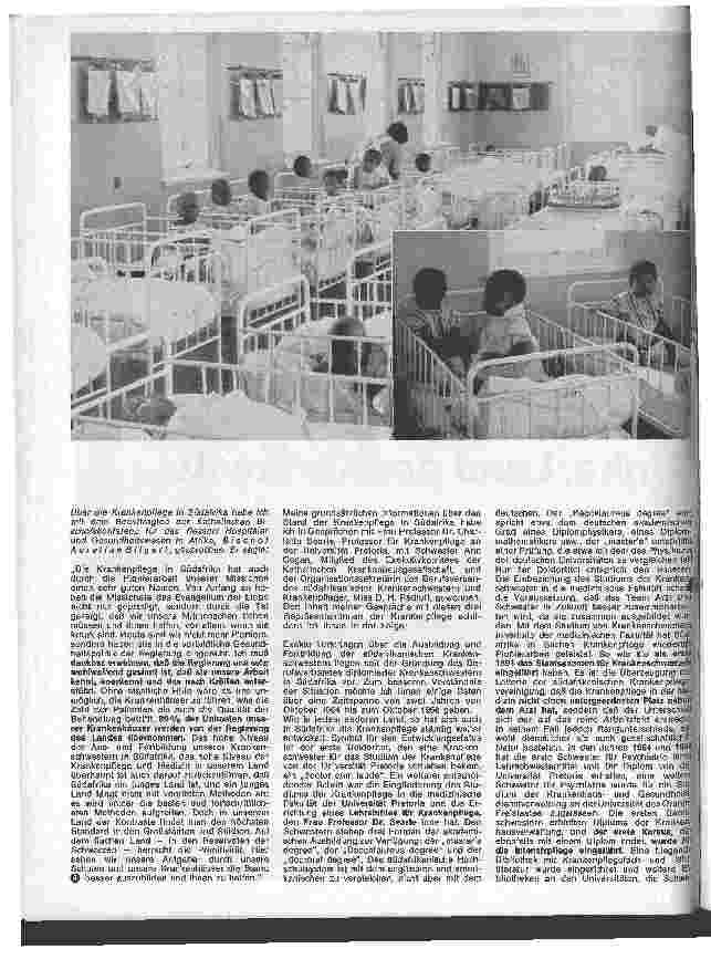 Vorschauseite 2: Afrika - Land der Kontraste Ein Bericht über die Krankenpflege in Südafrika