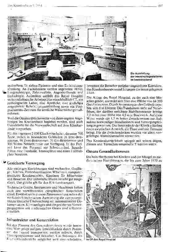 Vorschauseite 2: Das Royal Hospital im Sultanat Oman