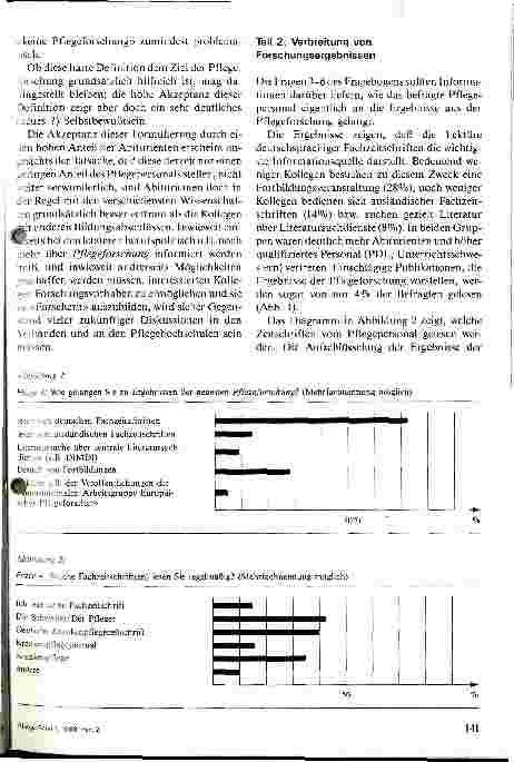 Vorschauseite 4: Wissenstand und Beurteilung der Pflegeforschung Ergebnisse einer Umfrage in der BRD an 662 Pflegekräften