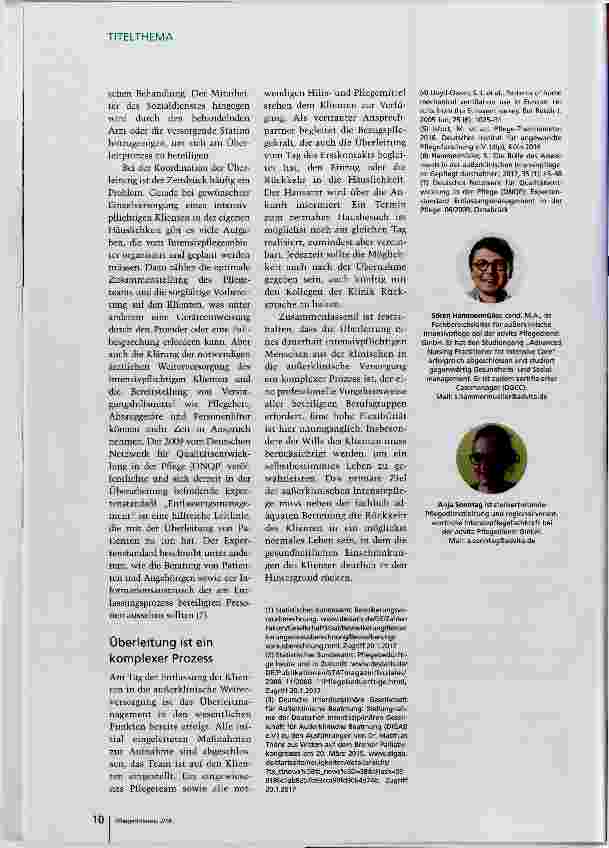 Vorschauseite 4: Zurück zur Normalität