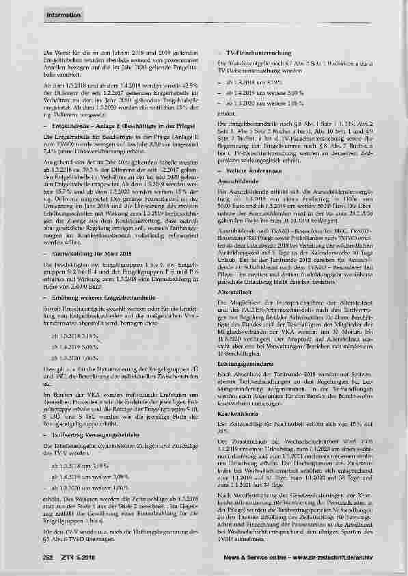 Vorschauseite 2: Ergebnisse der Tarifrunde 2018 zum TVöD