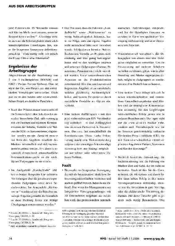 Vorschauseite 3: Marken und Markenkommunikation in den neuen Versorgungsformen: Eine Notwendigkeit oder Geldverschwendung?