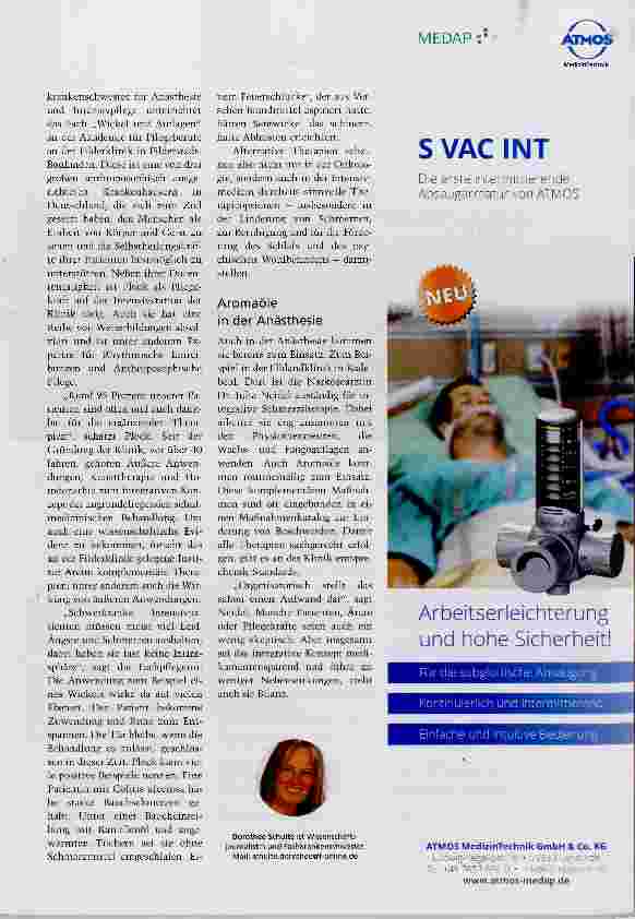 Vorschauseite 4: Kohlwickel und Fangoauflagen auf der Intensivstation
