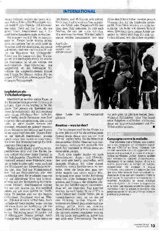 Vorschauseite 4: Feldzug gegen Krankheit