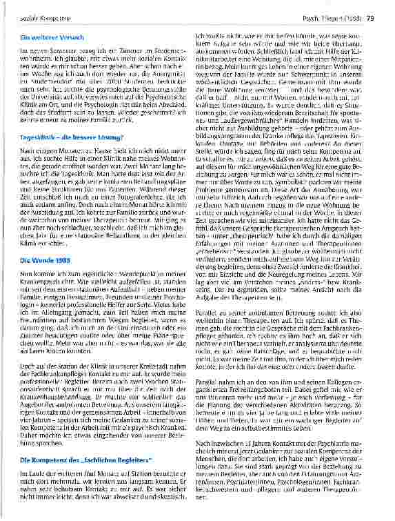 Vorschauseite 2: Soziale Kompetenz Unsere Hoffnung, Erwartung und die Möglichkeit des anderen