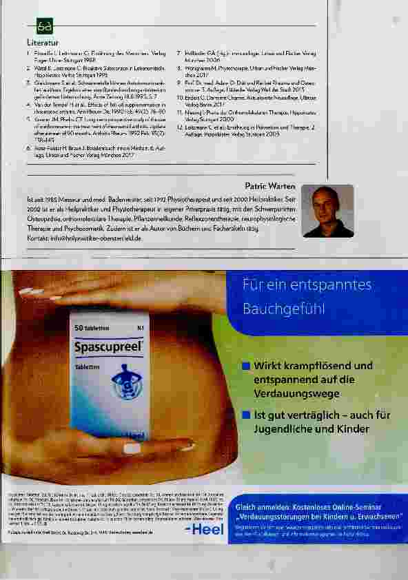 Vorschauseite 4: Komplementäre Therapie bei entzündlich-rheumatischen Erkrankungen