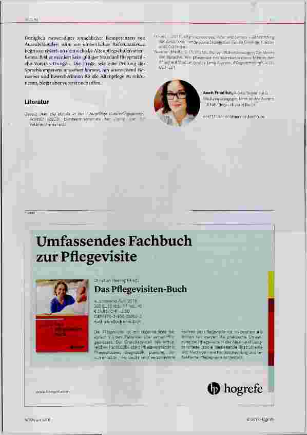 Vorschauseite 3: Altenpflegeschulen in der Pflicht