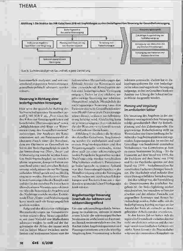 Vorschauseite 2: Bedarfsgerechte Steuerung der Gesundheitsversorgung