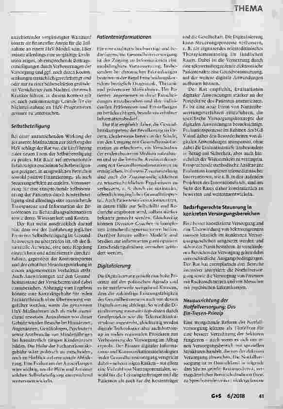Vorschauseite 5: Bedarfsgerechte Steuerung der Gesundheitsversorgung