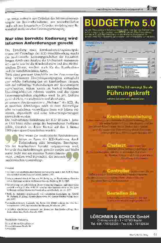 Vorschauseite 6: Darstellung der medizinischen Leistungsstruktur