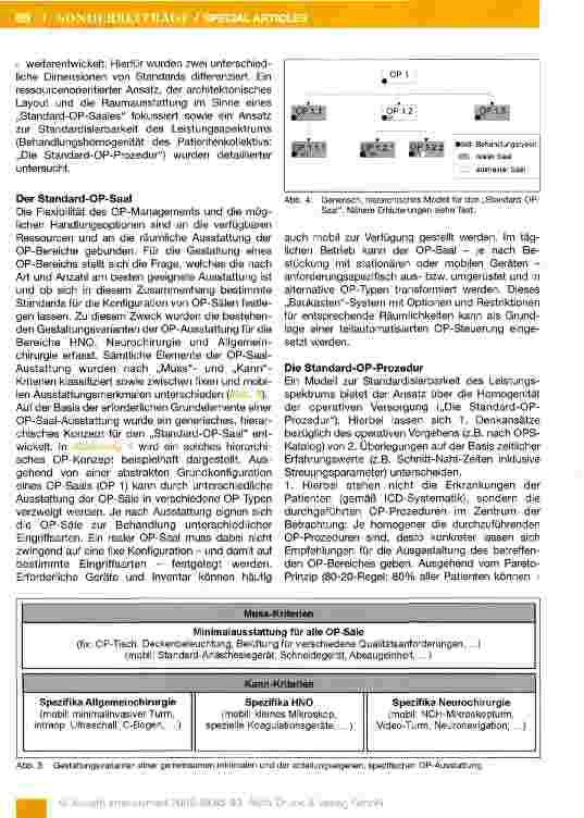 Vorschauseite 4: Perspektiven zur Weiterentwicklung des OP-Managements: Von der Prozessanalyse zur simulationsbasierten Planung und Steuerung