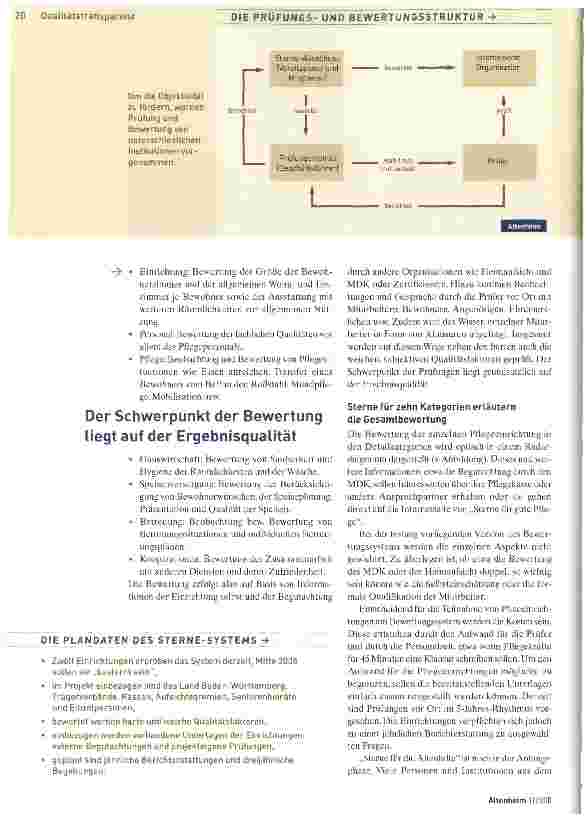 Vorschauseite 3: Sterne für gute Pflege