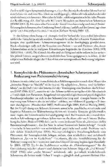 Vorschauseite 2: Bewältigungsherausforderungen des Lebens mit chronischem Schmerz -Anforderungen an die Patientenedukation