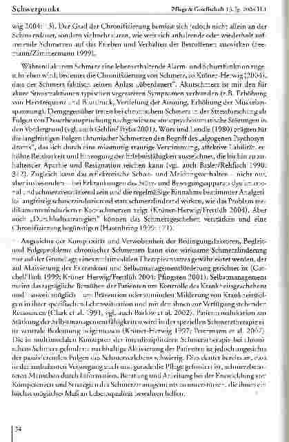Vorschauseite 3: Bewältigungsherausforderungen des Lebens mit chronischem Schmerz -Anforderungen an die Patientenedukation