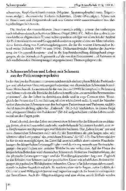 Vorschauseite 5: Bewältigungsherausforderungen des Lebens mit chronischem Schmerz -Anforderungen an die Patientenedukation