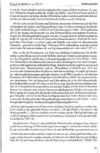Vorschauseite 6: Bewältigungsherausforderungen des Lebens mit chronischem Schmerz -Anforderungen an die Patientenedukation