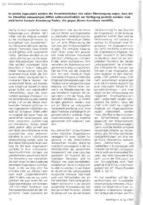 Vorschauseite 2: Mängel des Kinderschutzes in der Jugendhilfe