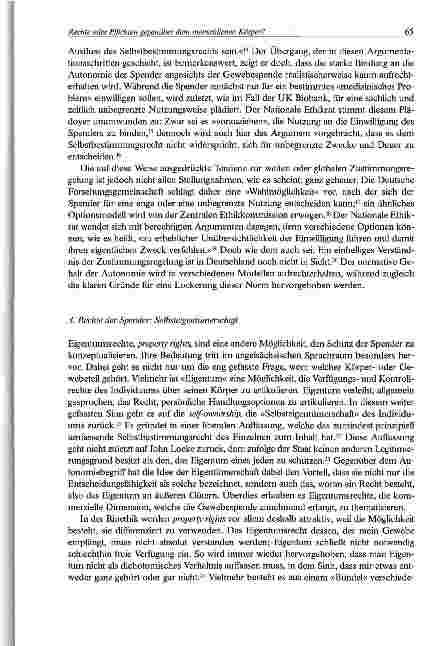 Vorschauseite 5: Rechte oder Pflichten gegenüber dem menschlichen Körper? Normative Fragen im Umgang mit Biobanken