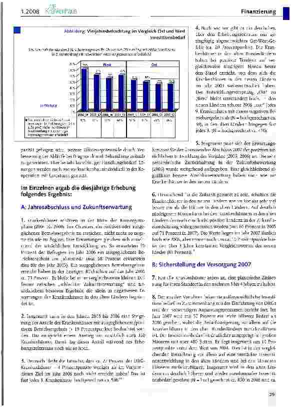 Vorschauseite 3: 4. Bericht zur Lage der Krankenhäuser in Deutschland bei Einführung der Fallpauschalen