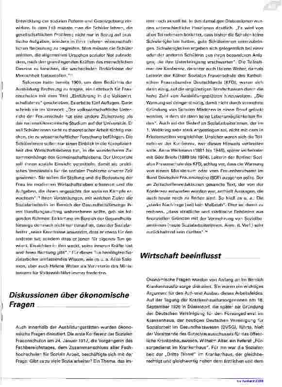 Vorschauseite 4: Sozial und wirtschaftlich