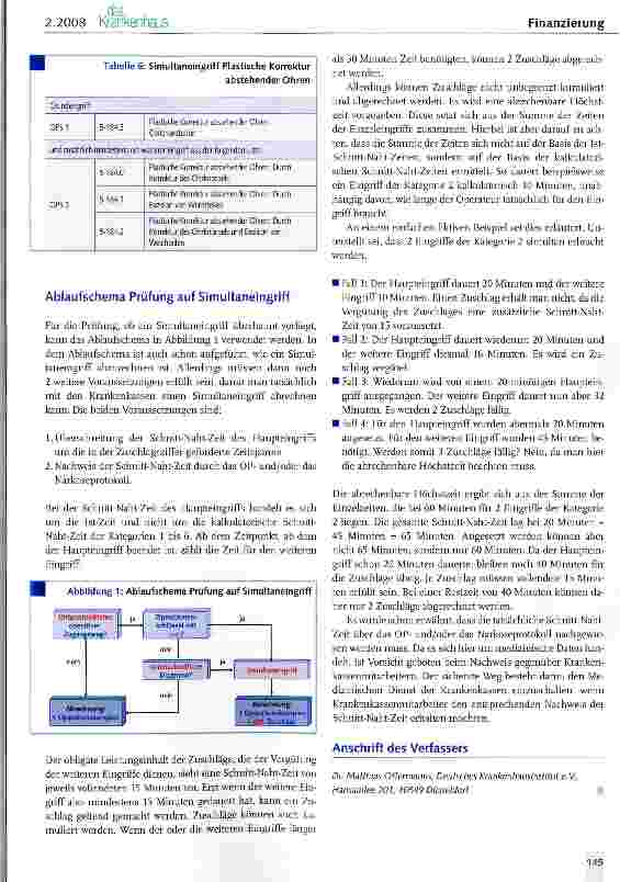 Vorschauseite 3: Abrechnung von Simultaneingriffen am Beispiel der HNO