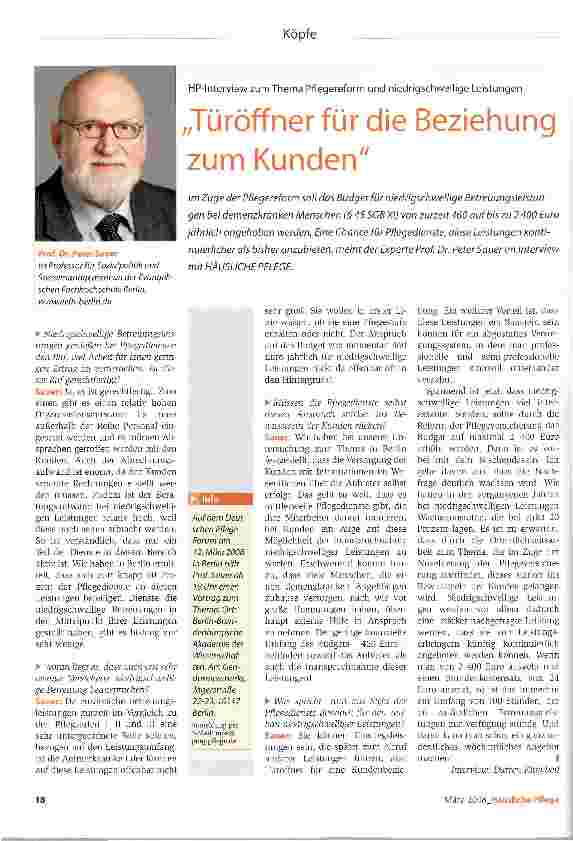 Vorschauseite 1: Türöffner für die Beziehung zum Kunden