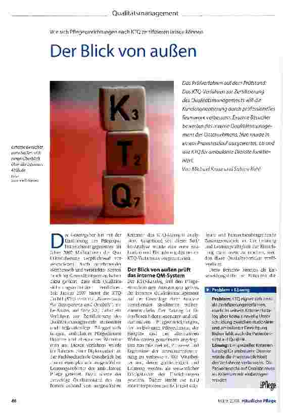 Vorschauseite 1: Der Blick von außen