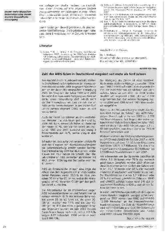 Vorschauseite 6: Die ausgabenintensiven Patienten im Gesundheitswesen
