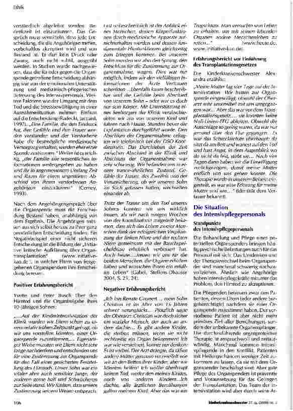 Vorschauseite 4: Hirntod und Organspende im Kindesalter - Ein Erklärungsansatz