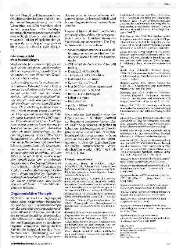 Vorschauseite 5: Hirntod und Organspende im Kindesalter - Ein Erklärungsansatz