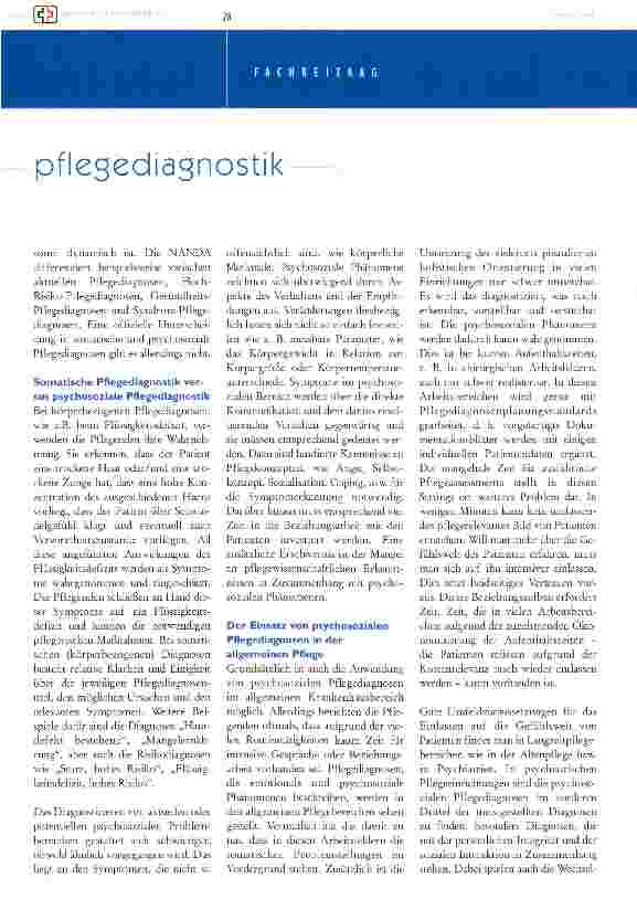 Vorschauseite 2: psychosoziale pflegediagnostik