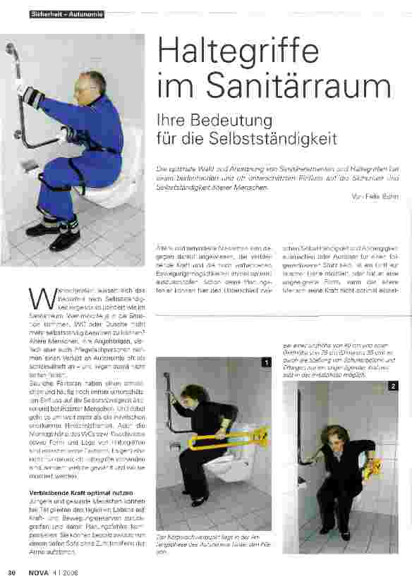 Vorschauseite 1: Haltegriffe im Sanitärraum