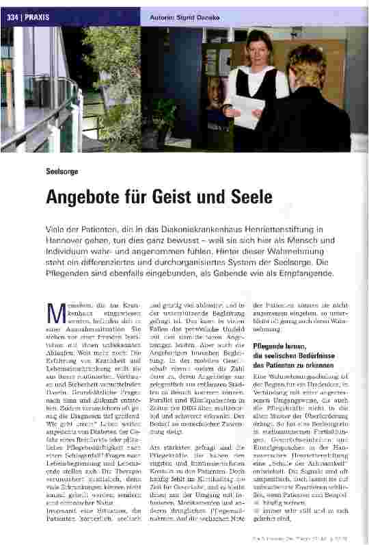Vorschauseite 1: Angebote für Geist und Seele