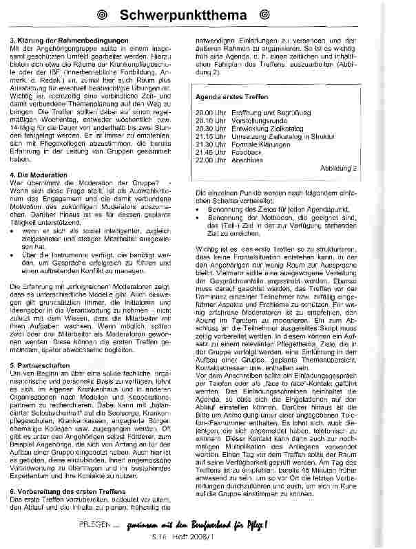 Vorschauseite 2: Aufbau einer Angehörigengruppe