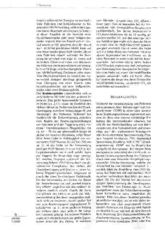 Vorschauseite 2: LEITLINIE NIV - WELCHE MASKE, WELCHES BEATMUNGSGERÄT UND WELCHES BEATMUNGSVERFAHREN?