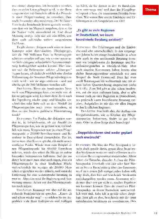 Vorschauseite 2: Beratung muss quartiersnah und niedrigschwellig sein