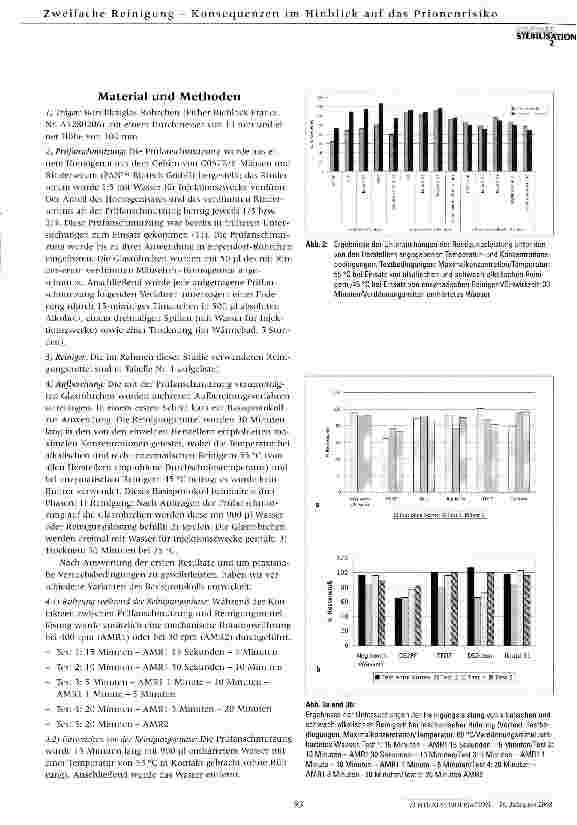 Vorschauseite 3: Validierung der zweifachen Reinigung von invasiven Medizinprodukten