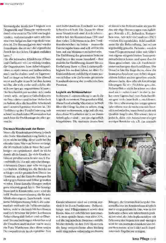 Vorschauseite 3: Das Krankenhaus muss sich neu erfinden